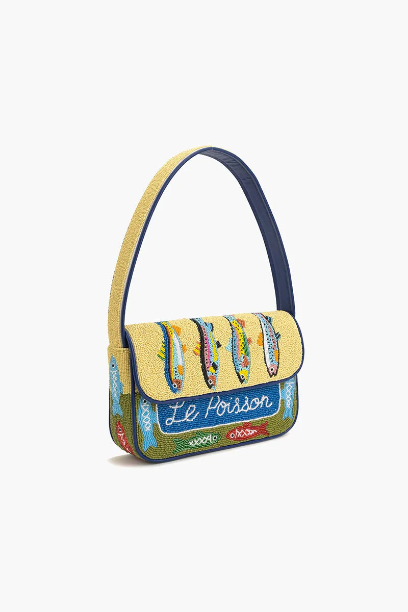 Fish Tales Beaded Shoulder Bag sold by America & Beyond product image thumbnail 3
