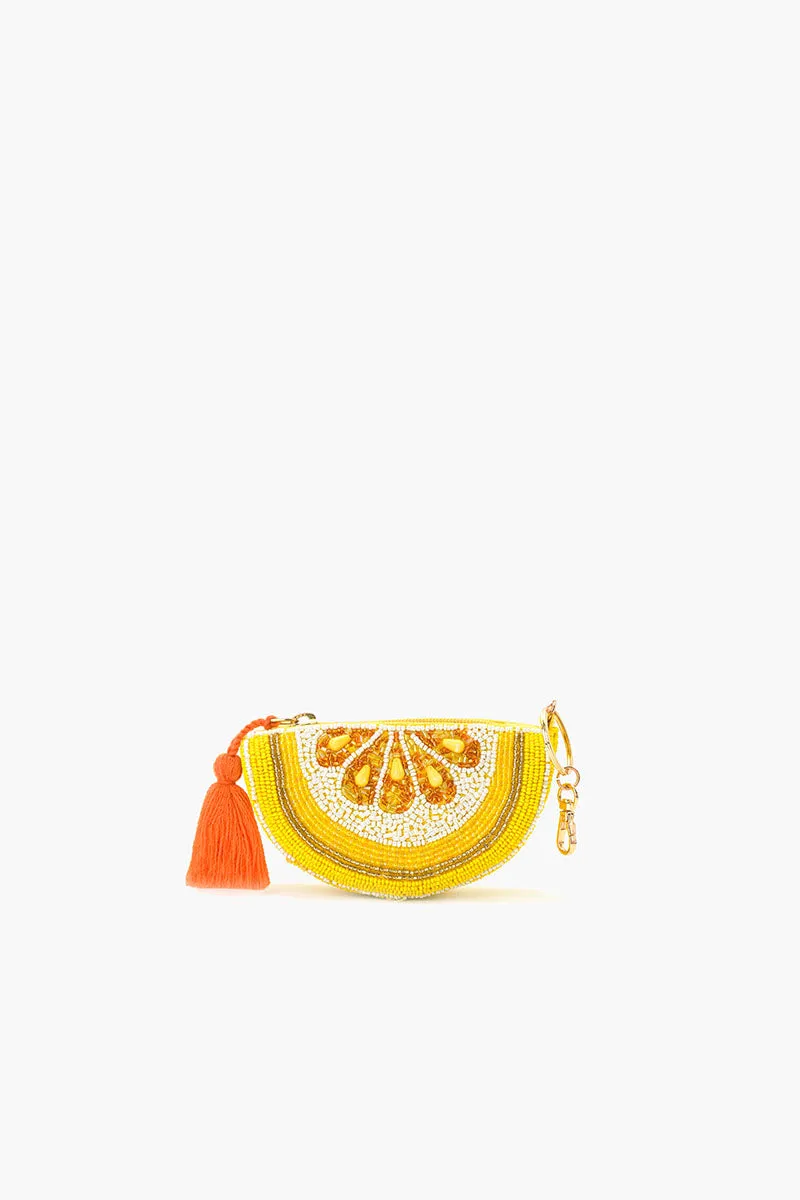 Sunburst Citrus Beaded Coin Pouch sold by America & Beyond product image thumbnail 2
