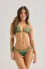 Shimmer Crystal  Mesh Bikini Top – Sky Blue Triangle sold by America & Beyond