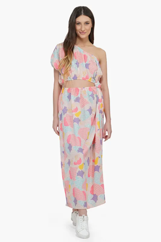 Cotton Candy One Shoulder Dress sold by America & Beyond