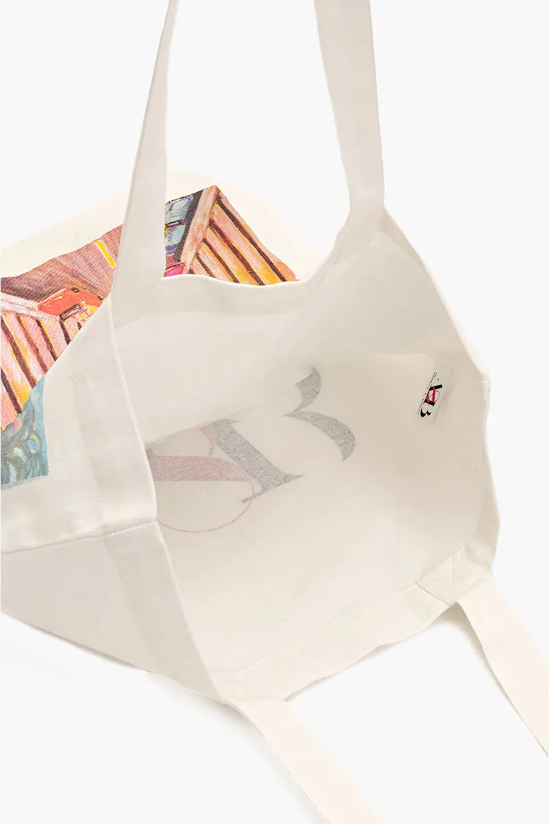 Los Angeles Canvas Tote Bag sold by America & Beyond product image thumbnail 3