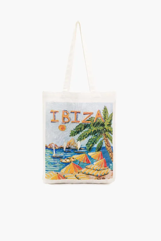 Ibiza Canvas Tote Bag sold by America & Beyond