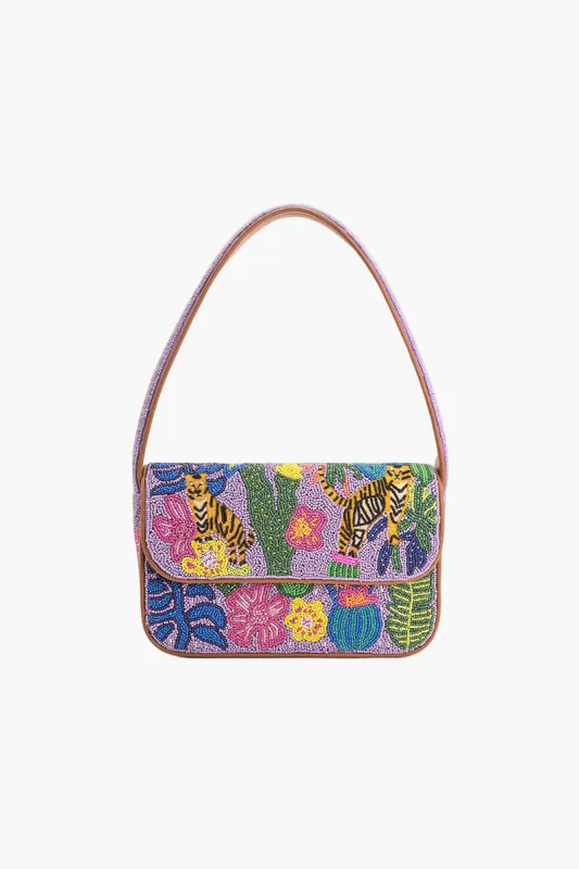 Jungle Queen Embellished Shoulder Bag sold by America & Beyond