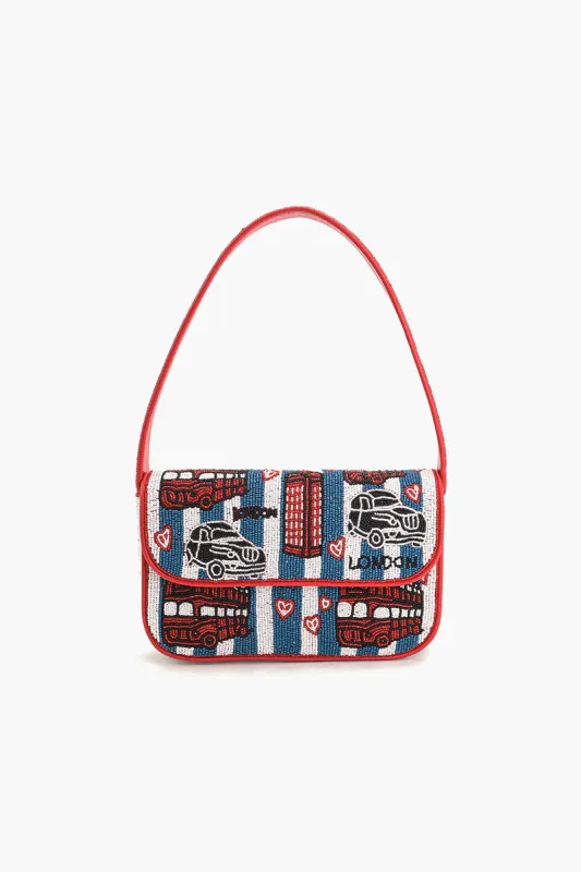 London Calling Beaded Shoulder Bag sold by America & Beyond