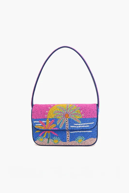 Tropical Sunset Beaded Shoulder Bag sold by America & Beyond