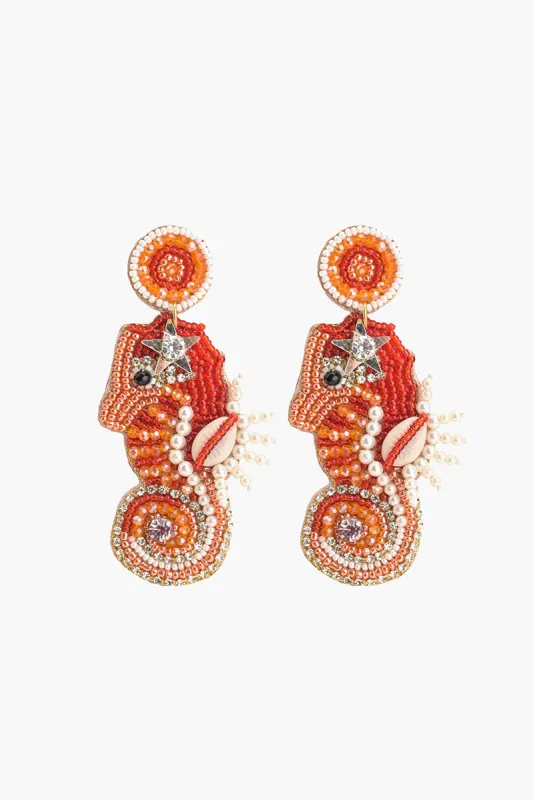 Seahorse Soiree Drop Earrings sold by America & Beyond