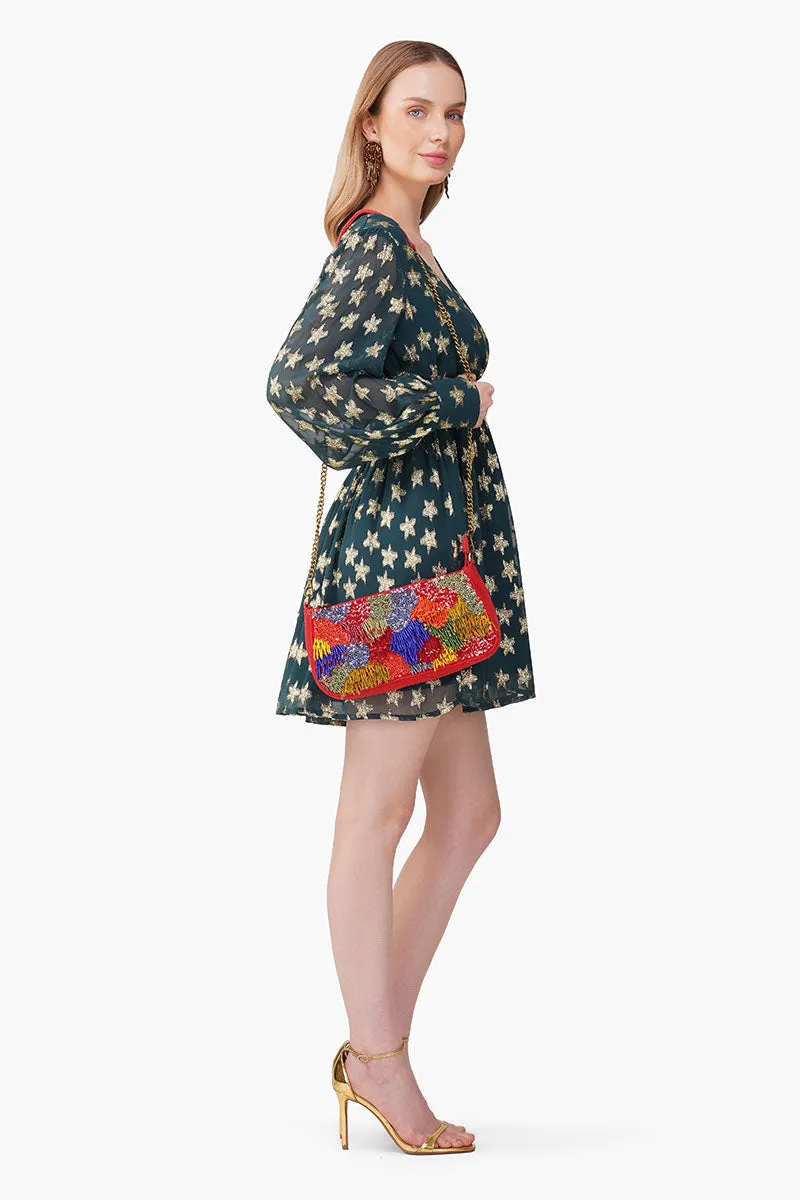 Starbloom Green Short Dress sold by America & Beyond product image thumbnail 3