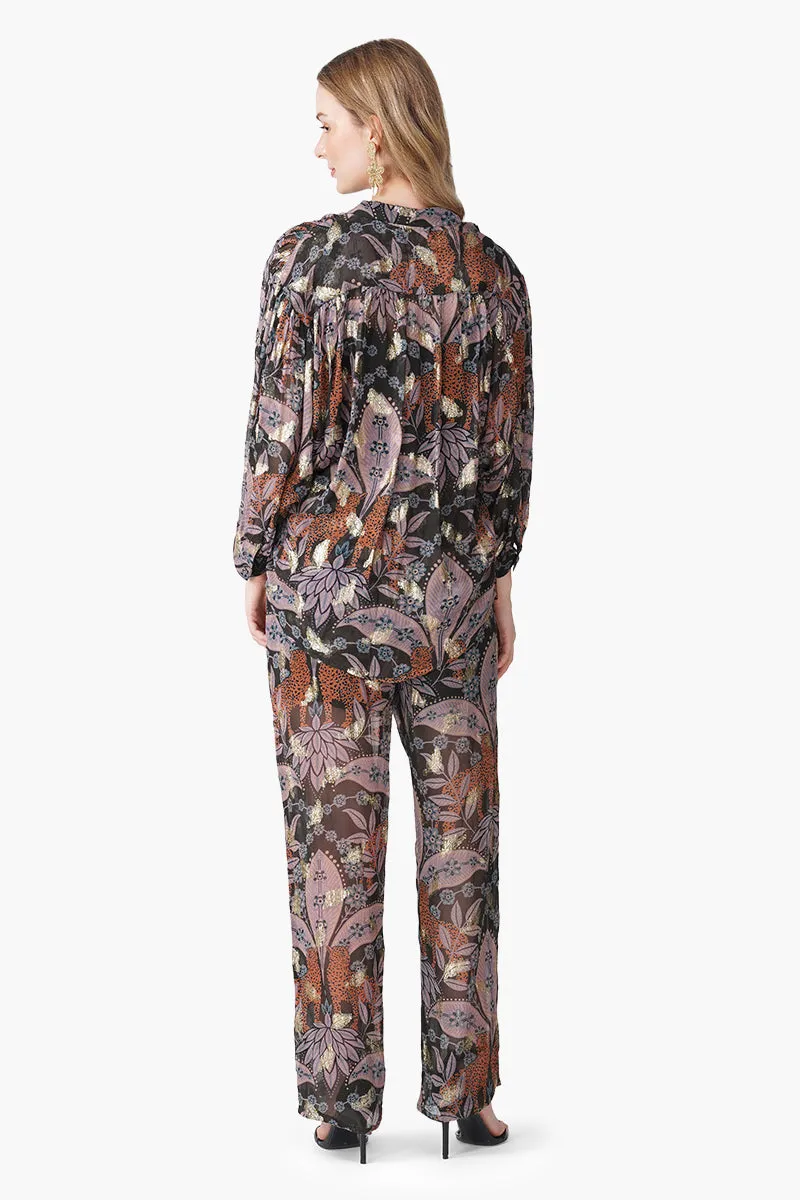 Urban Luxe Jungle Printed Shirt sold by America & Beyond product image thumbnail 4