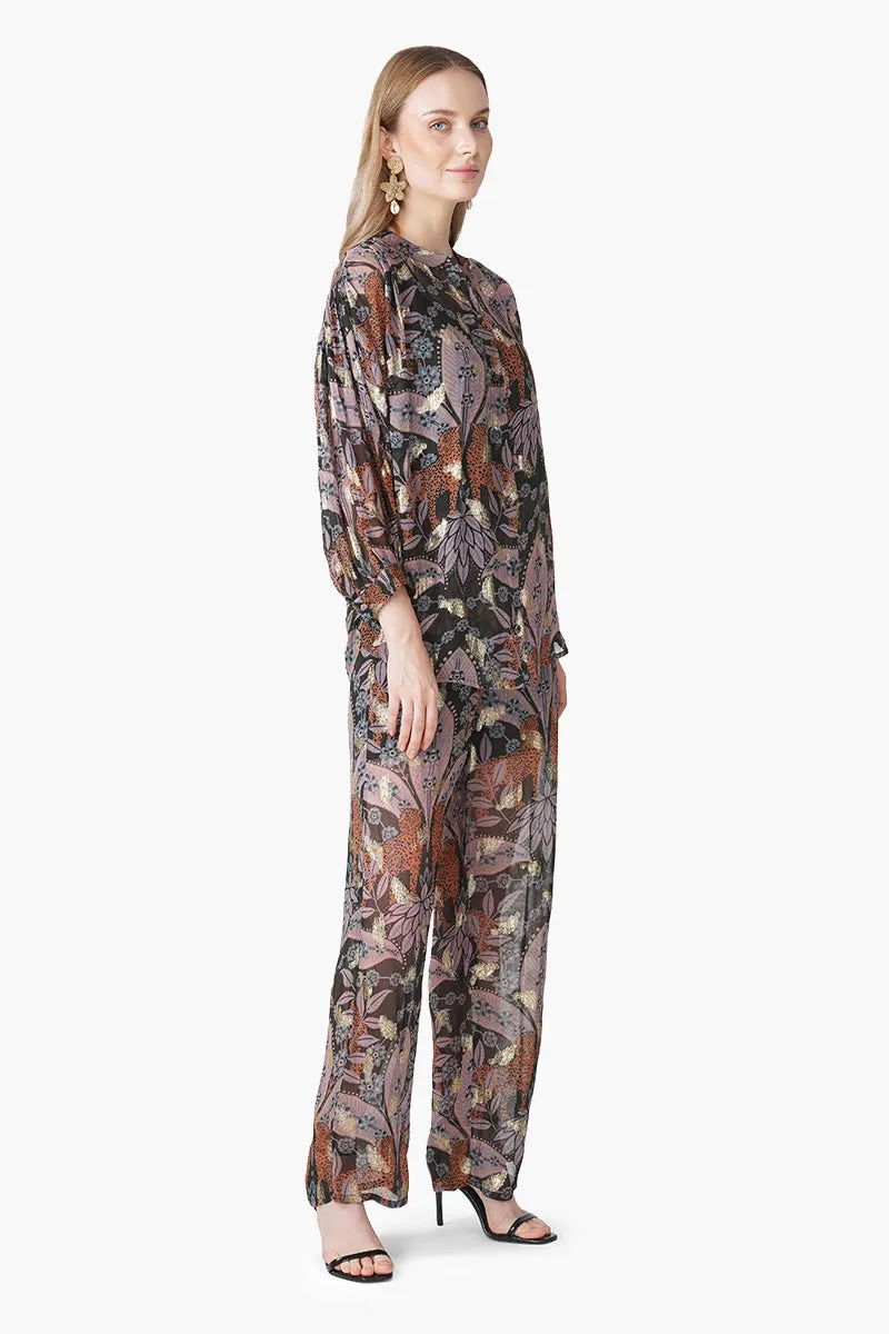 Urban Luxe Jungle Printed Shirt sold by America & Beyond product image thumbnail 2