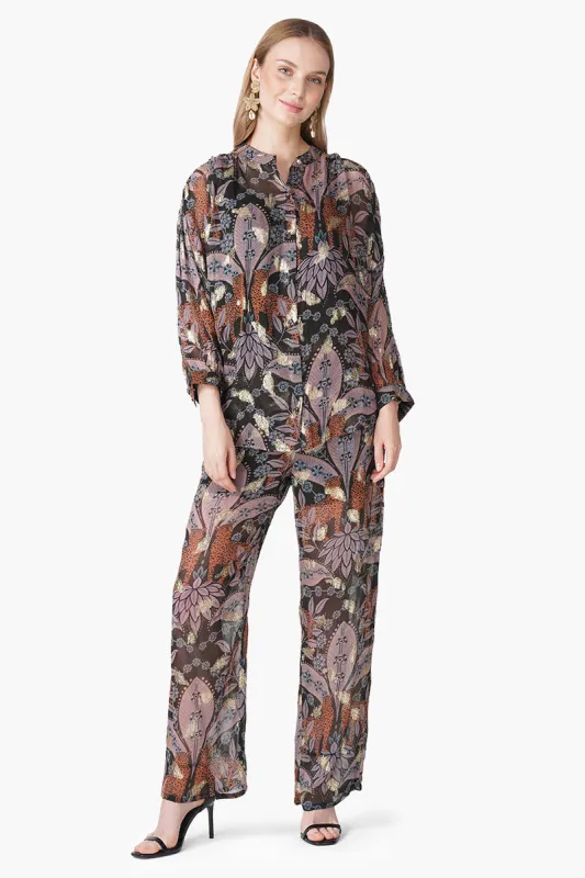 Urban Luxe Jungle Printed Pants sold by America & Beyond