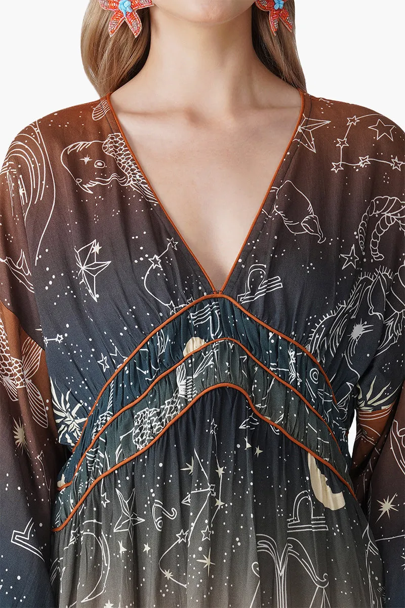 Galaxy Dream Ombray Maxi Dress sold by America & Beyond product image thumbnail 5