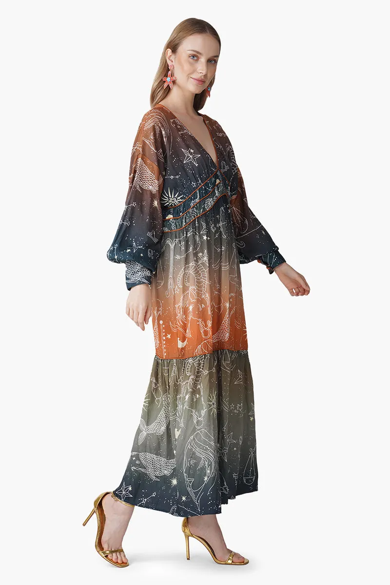 Galaxy Dream Ombray Maxi Dress sold by America & Beyond product image thumbnail 2