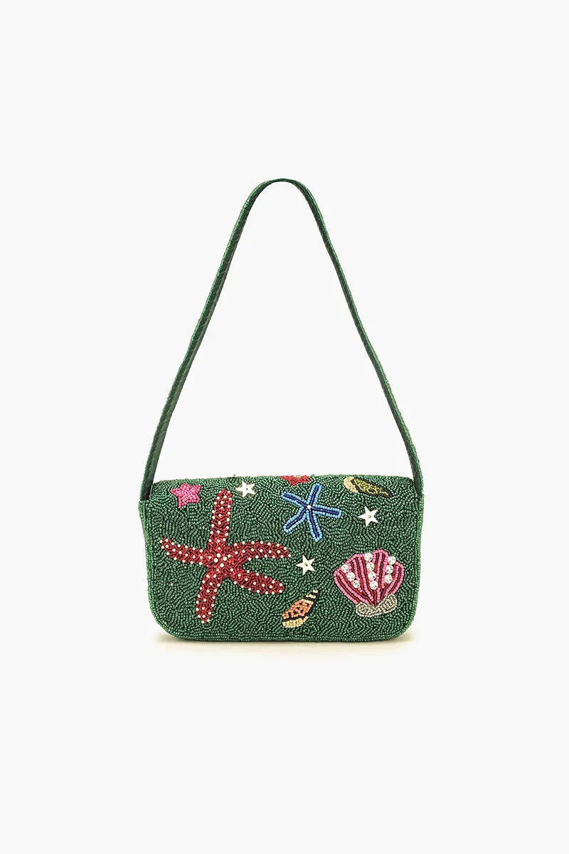 Emerald Sea Life Beaded Shoulder Bag sold by America & Beyond product image thumbnail 4