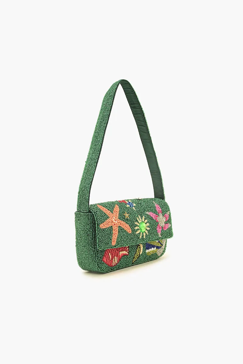 Emerald Sea Life Beaded Shoulder Bag sold by America & Beyond product image thumbnail 5