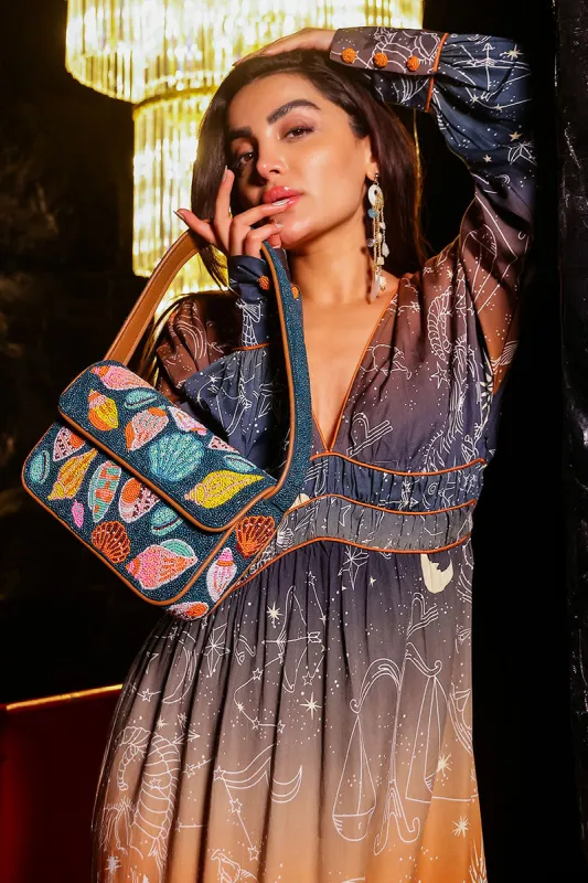 Sea Shell Beaded Shoulder Bag sold by America & Beyond