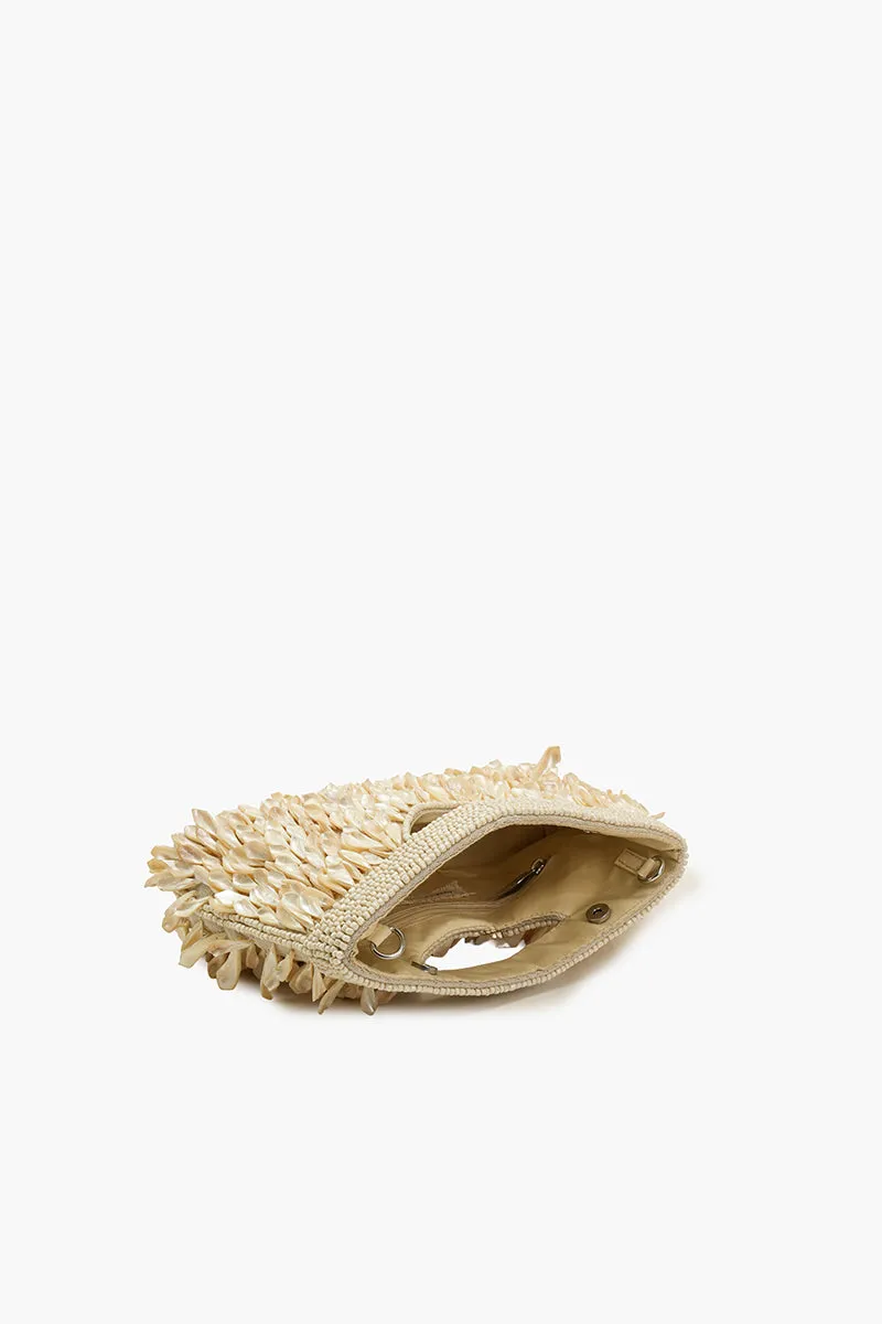 Rainbow Shell Beaded Round Handheld Bag sold by America & Beyond product image thumbnail 5