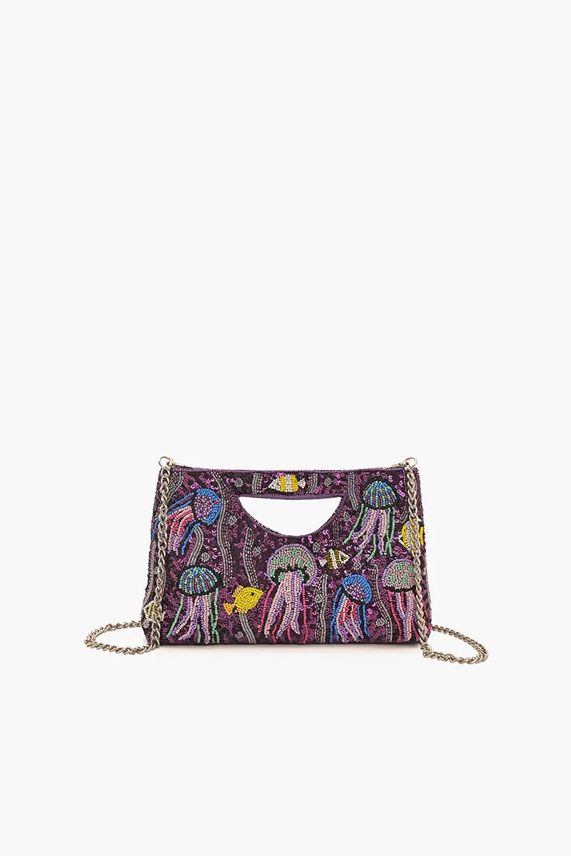 Jelly Fish Beaded Handheld Clutch sold by America & Beyond product image thumbnail 2