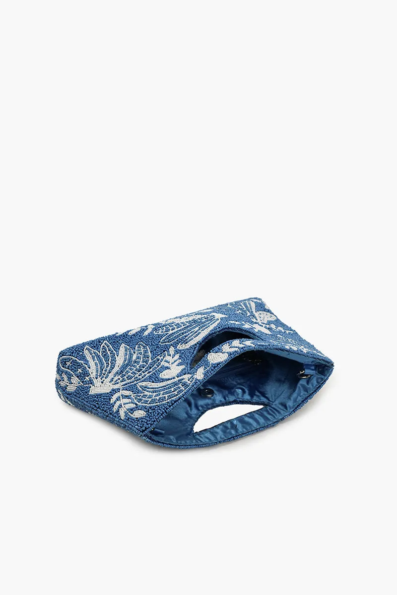 Blue-Nana Beaded Handbag sold by America & Beyond product image thumbnail 5