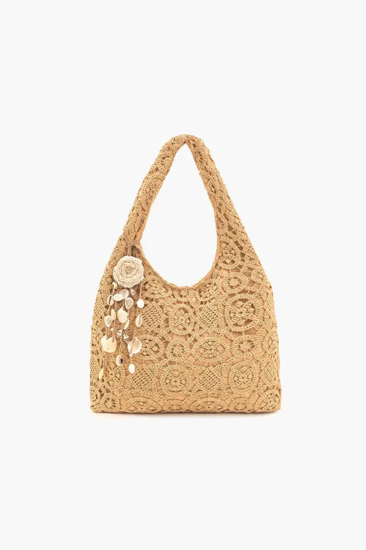 Crochet Lace Hobo Bag sold by America & Beyond