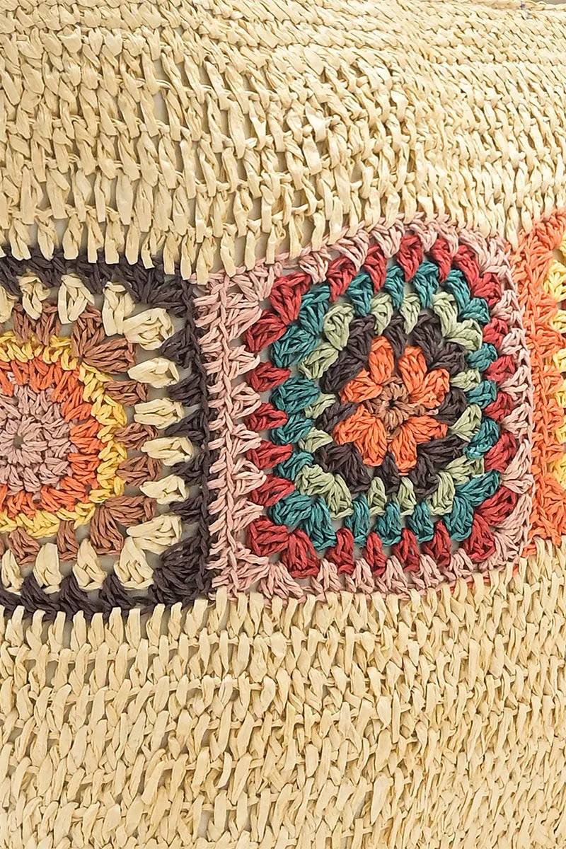 Jacquline Raffia Beach Tote sold by America & Beyond product image thumbnail 2