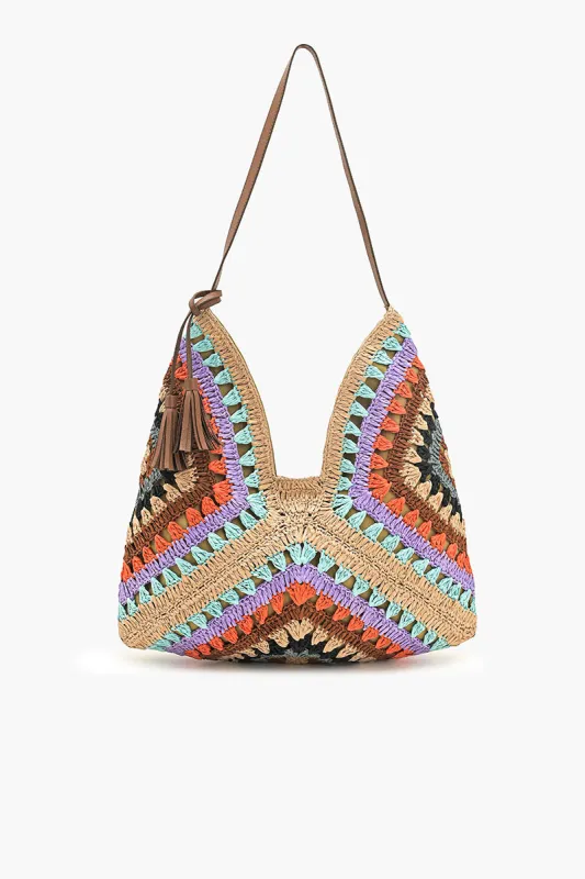 Raffia Hobo Bag sold by America & Beyond