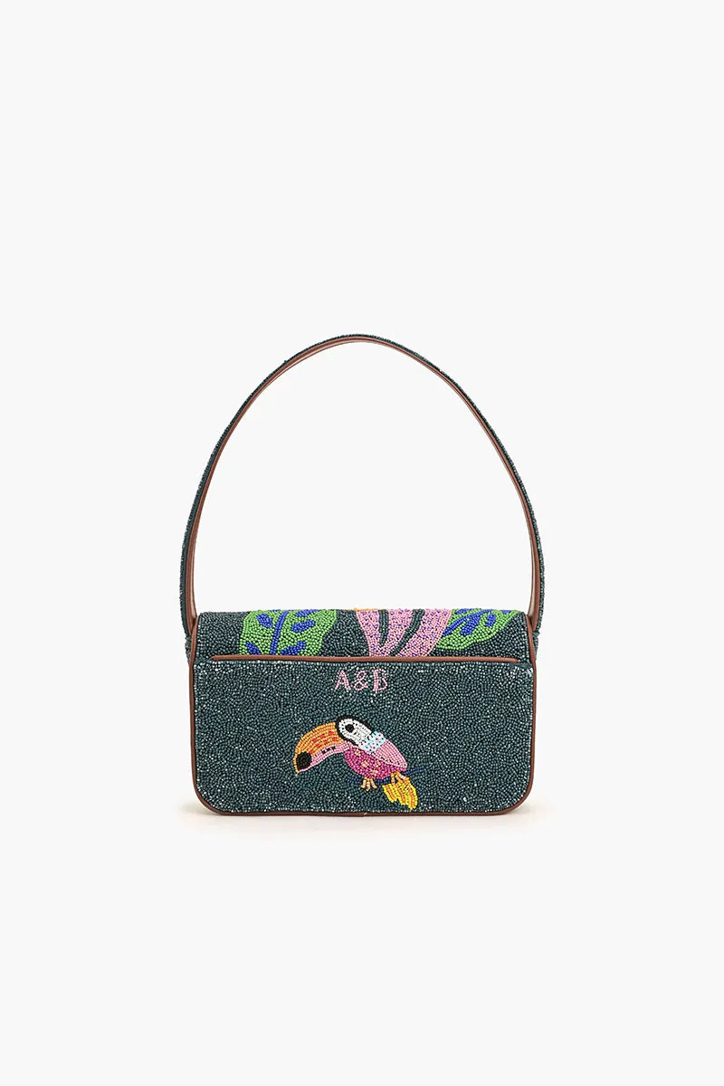 Tropical Toucan Beaded Shoulder Bag sold by America & Beyond product image thumbnail 4