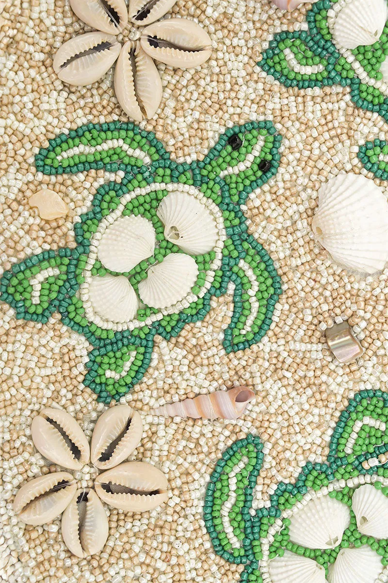 Sea Turtle Shell Beaded Shoulder Bag sold by America & Beyond product image thumbnail 2