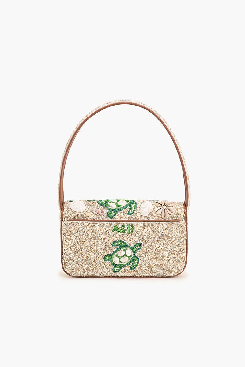 Sea Turtle Shell Beaded Shoulder Bag sold by America & Beyond product image thumbnail 3