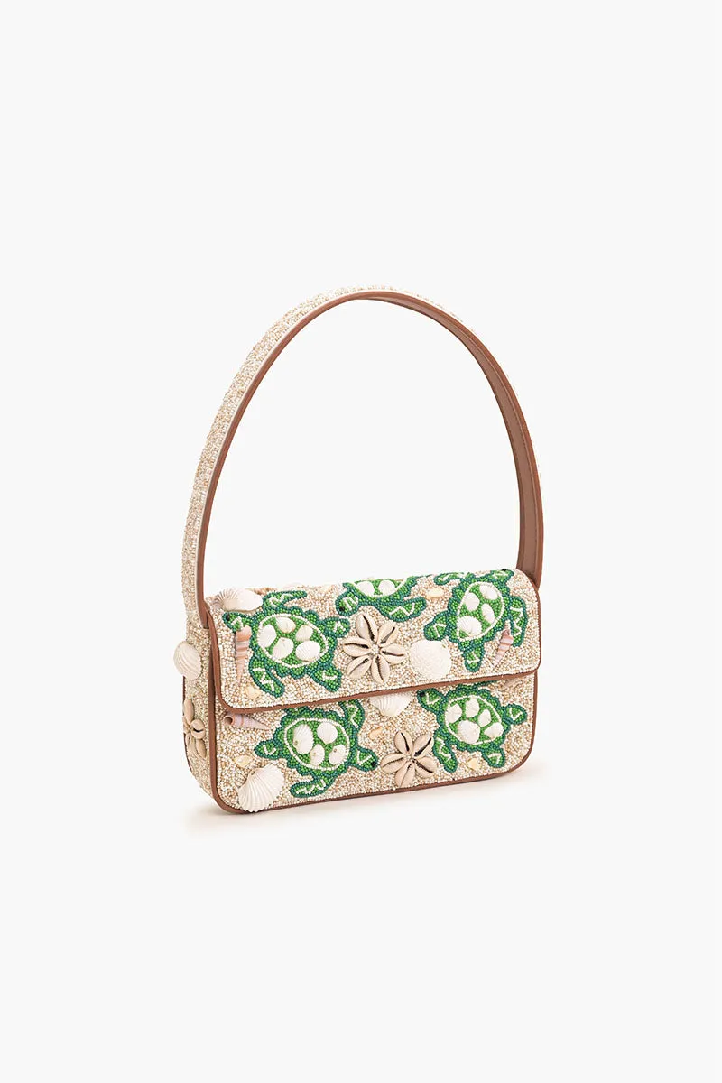 Sea Turtle Shell Beaded Shoulder Bag sold by America & Beyond product image thumbnail 4