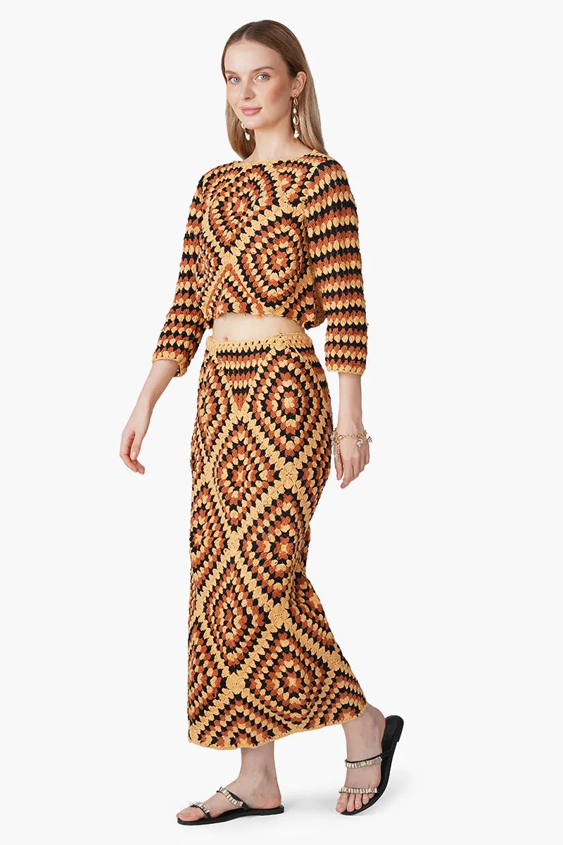 Handcrafted Desert Bloom Crochet Top sold by America & Beyond product image thumbnail 4