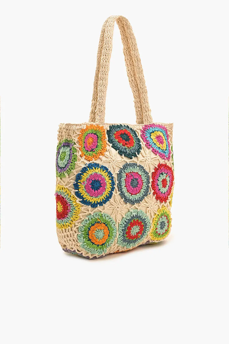 Dena Crochet Beach Tote sold by America & Beyond product image thumbnail 3