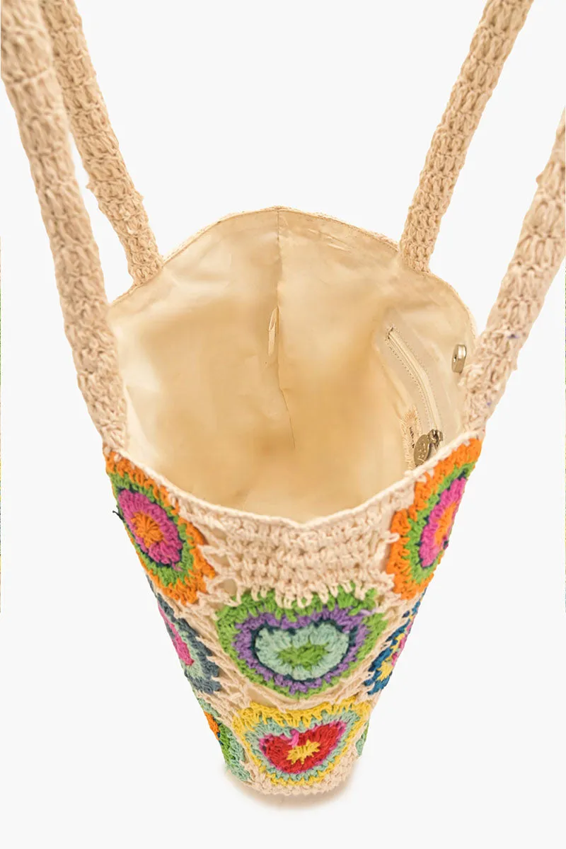 Dena Crochet Beach Tote sold by America & Beyond product image thumbnail 4