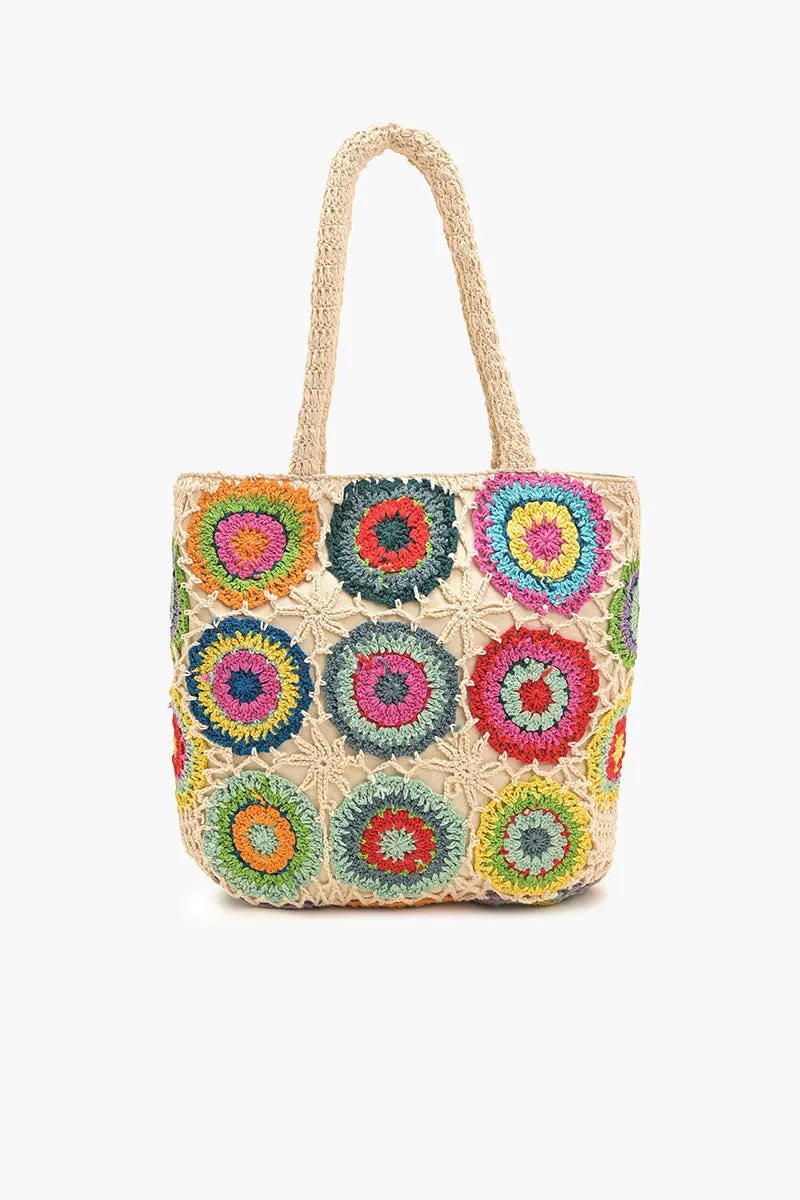Dena Crochet Beach Tote sold by America & Beyond