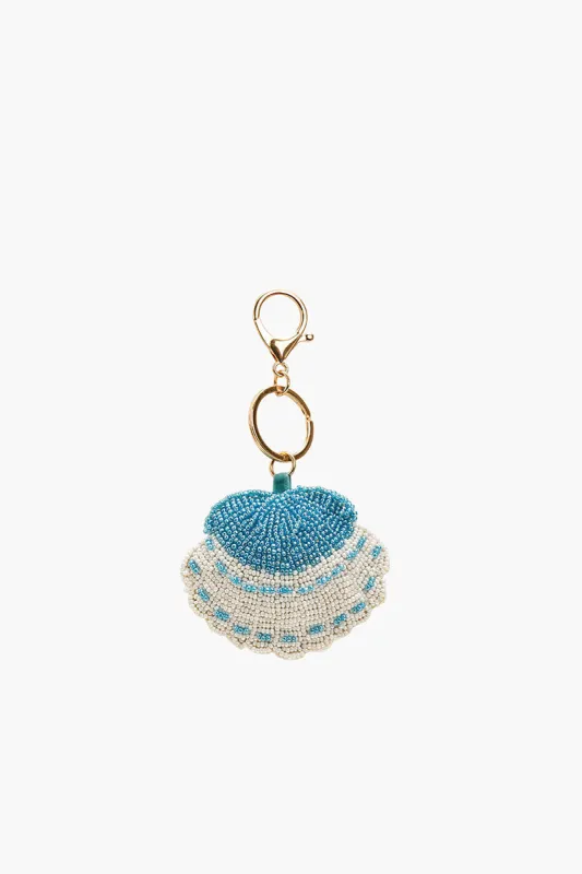 Pearl Shell Beaded Charm Keychain sold by America & Beyond