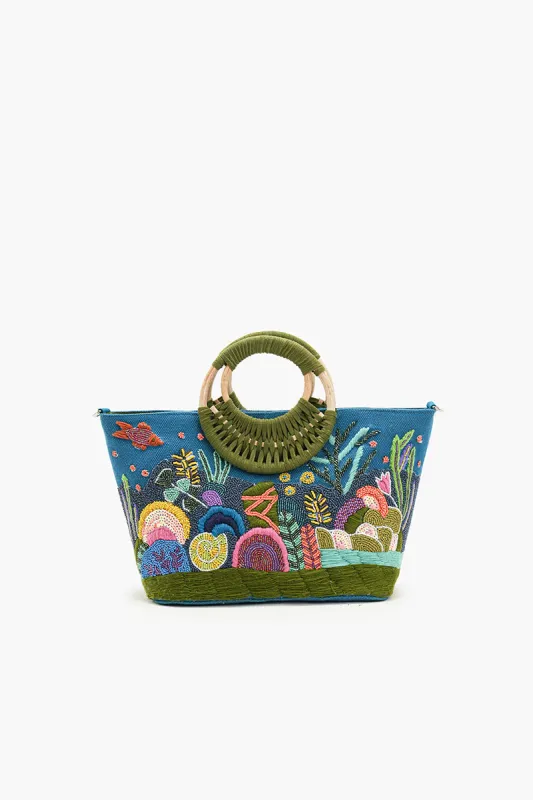 Ocean Inspired Mini Tote sold by America & Beyond