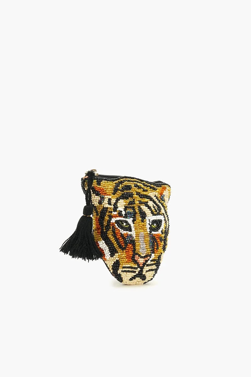 Tiger Beaded Coin Bag sold by America & Beyond product image thumbnail 3