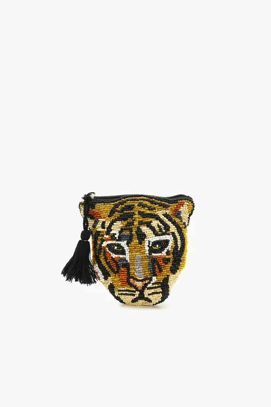 Tiger Beaded Coin Bag sold by America & Beyond