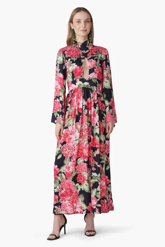 Red Garden Romance Maxi Dress sold by America & Beyond