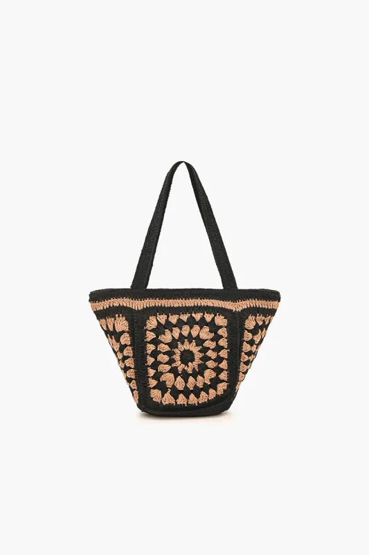 Vintage Squares Crochet Mini Tote sold by America & Beyond
