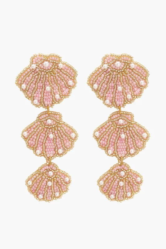 Pearl Shell Beaded Earrings sold by America & Beyond