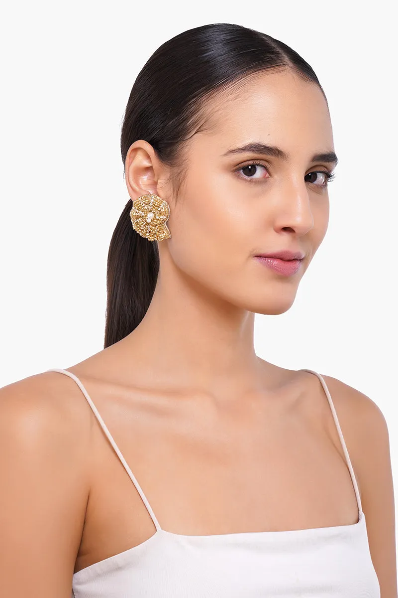 Nautilus Beaded Earrings sold by America & Beyond product image thumbnail 2