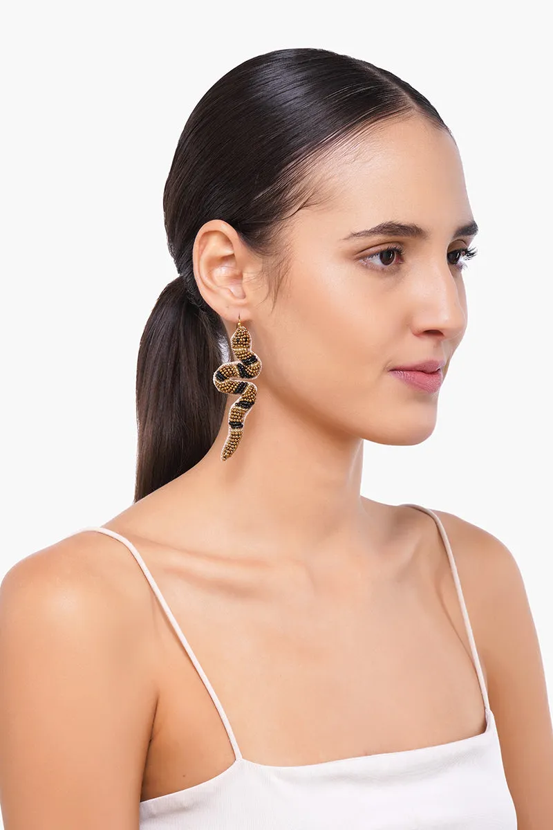 Venom Charm Beaded Earrings sold by America & Beyond product image thumbnail 2