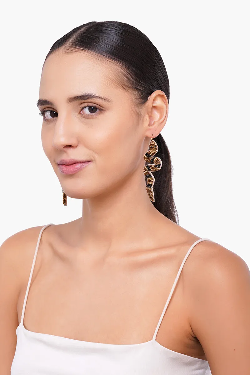 Venom Charm Beaded Earrings sold by America & Beyond product image thumbnail 3