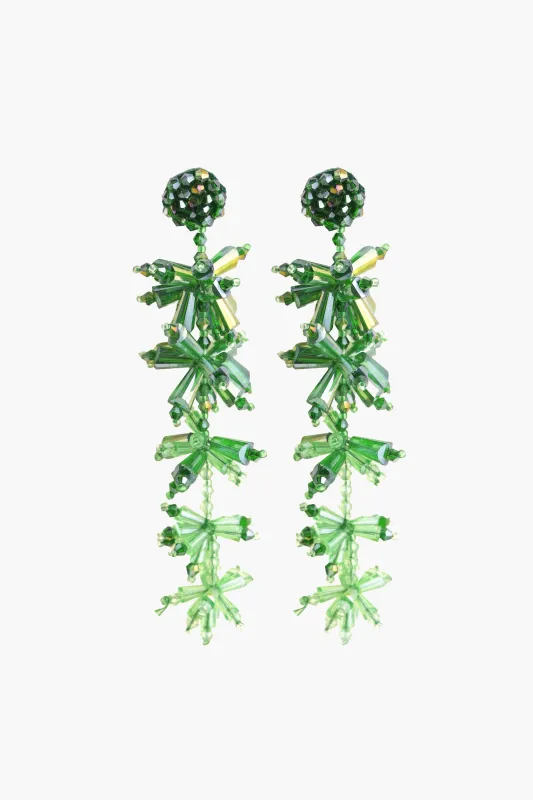 Beaded Poms Earrings sold by America & Beyond