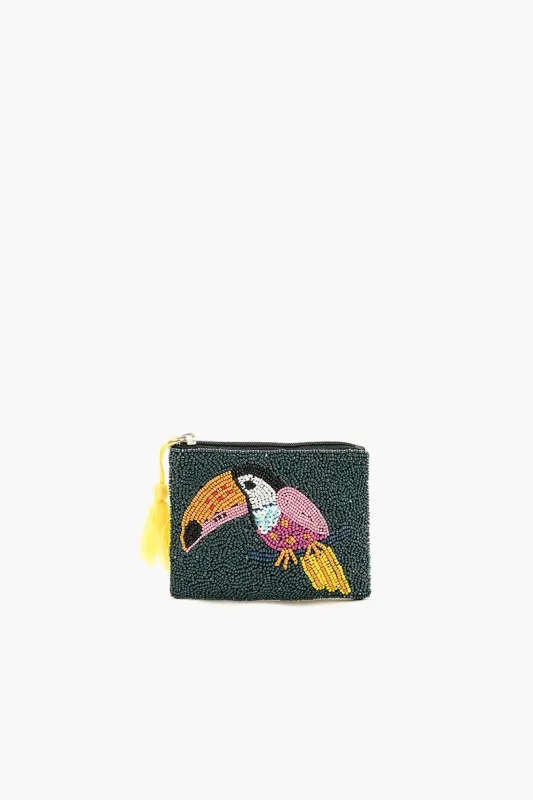 Nature Inspired Coin Pouch-Toucan sold by America & Beyond