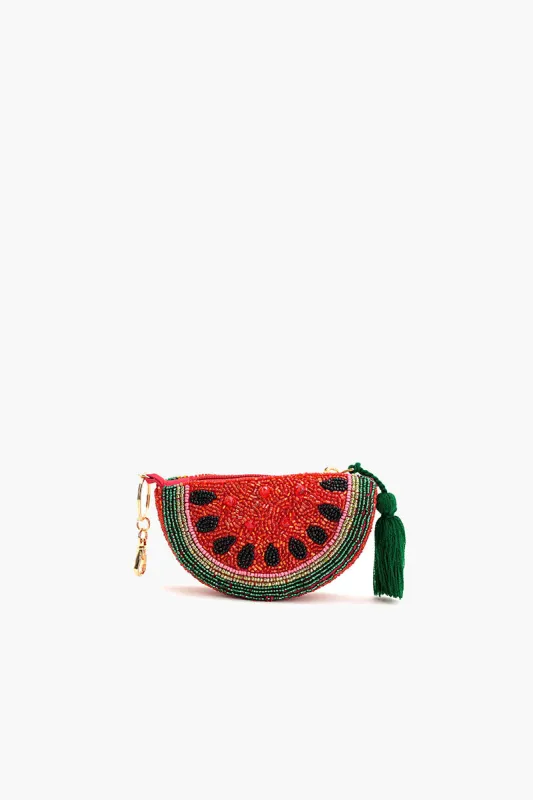 Watermelon Pop Beaded Coin Pouch sold by America & Beyond