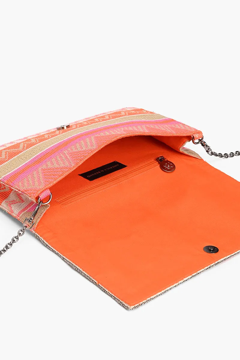 Poppy Floral Beaded Clutch sold by America & Beyond product image thumbnail 5