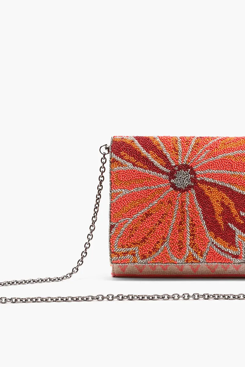 Poppy Floral Beaded Clutch sold by America & Beyond product image thumbnail 2