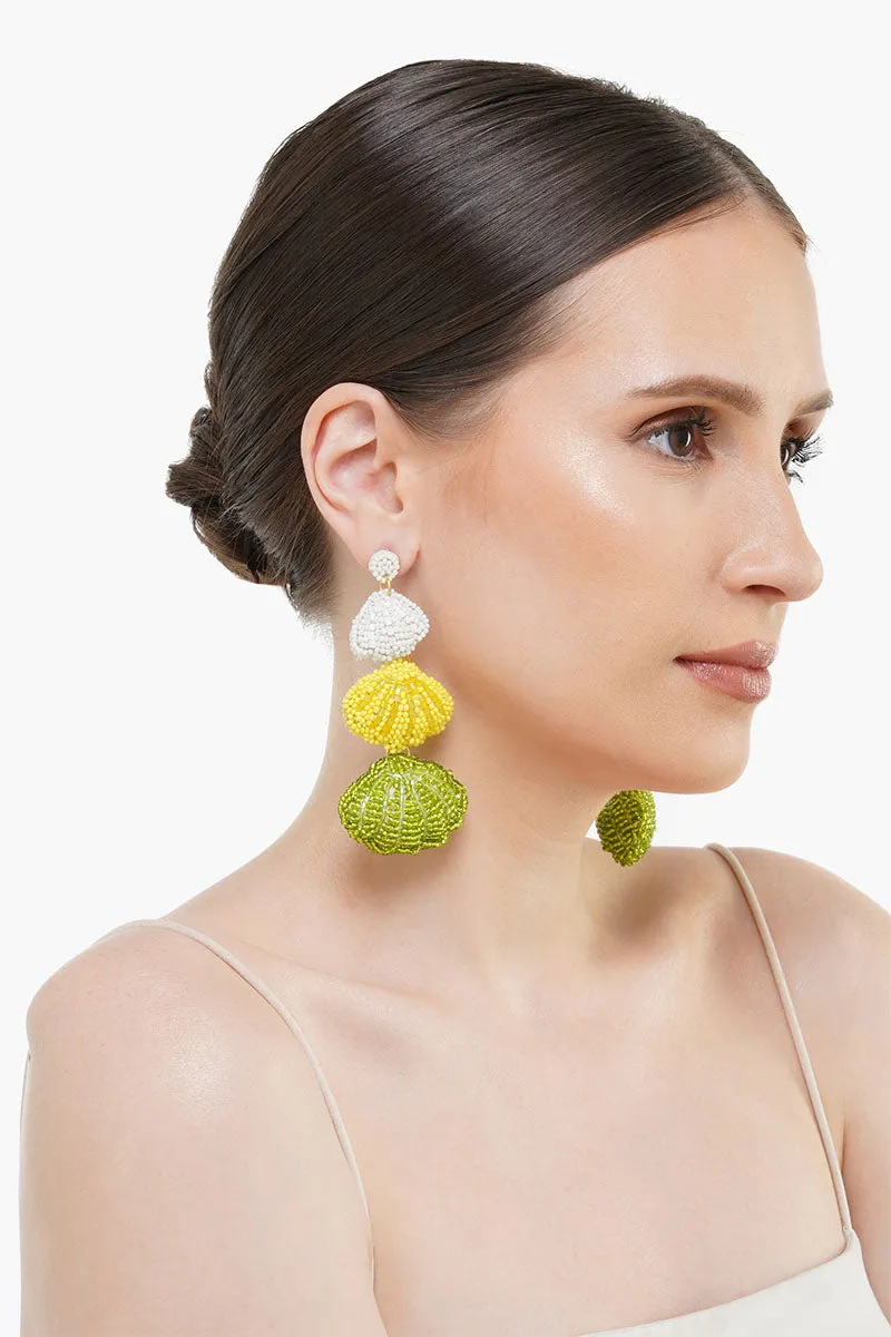 Citrus Seashell Earring sold by America & Beyond product image thumbnail 3