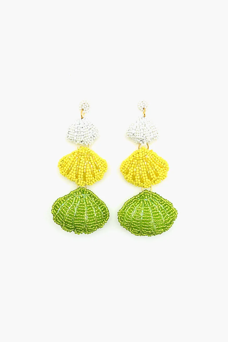 Citrus Seashell Earring sold by America & Beyond